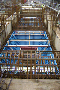 Concrete Hopper Before Pour