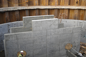 Baffle Walls to Shaft